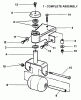 Snapper ZF7301M - 73" Out Front Mower Deck, Series 0 Ersatzteile Roller Assembly