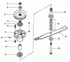 Snapper ZF7301M - 73" Out Front Mower Deck, Series 0 Ersatzteile Spindle Group