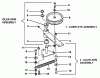 Snapper ZF7301M - 73" Out Front Mower Deck, Series 0 Ersatzteile Spring-Loaded Idler Group
