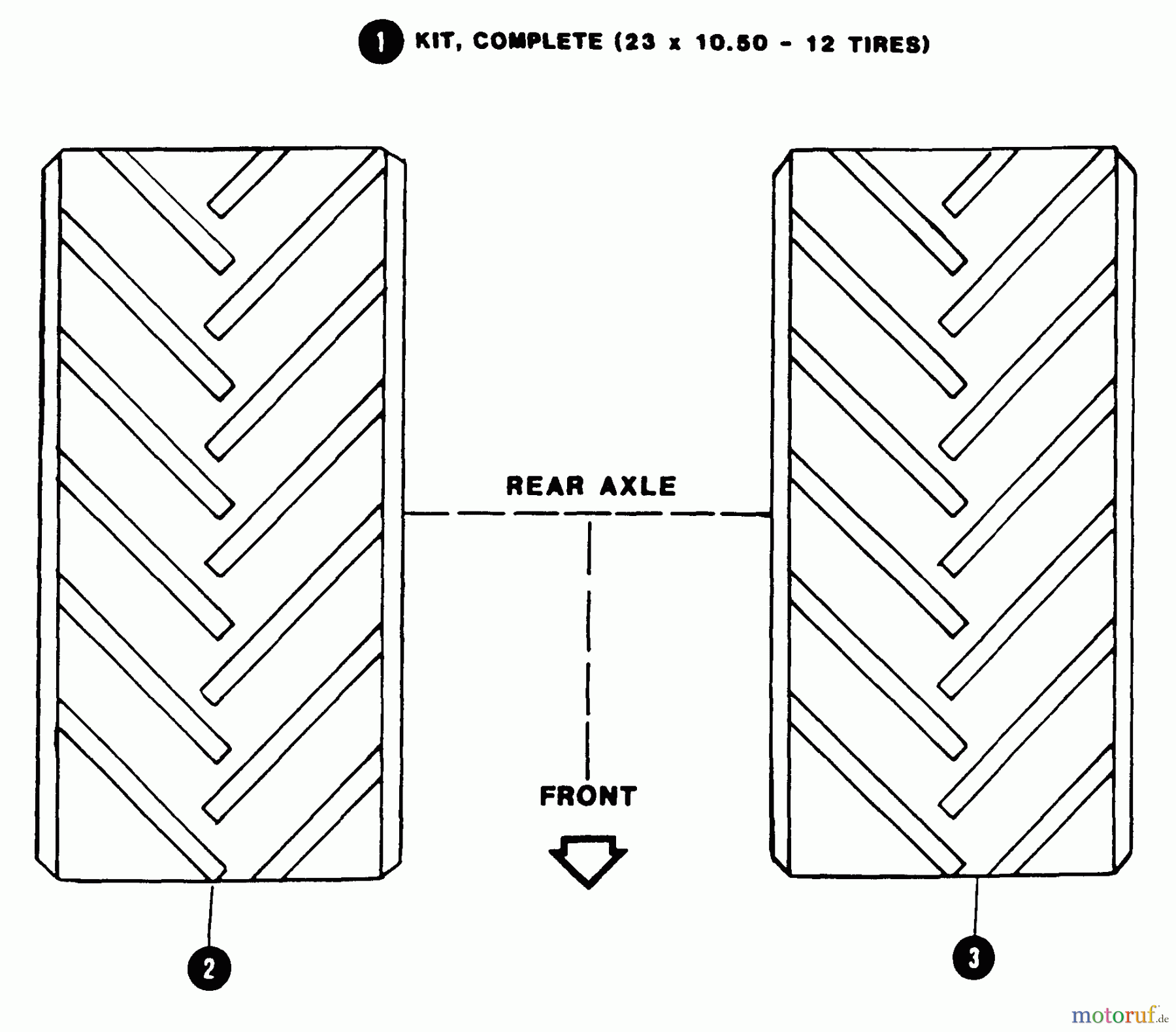 Snapper Rasen- und Gartentraktoren 1600A (80124) - Snapper 16 HP Garden Tractor, Gear Drive, MF Series AG Wheels & Tires - Accessory