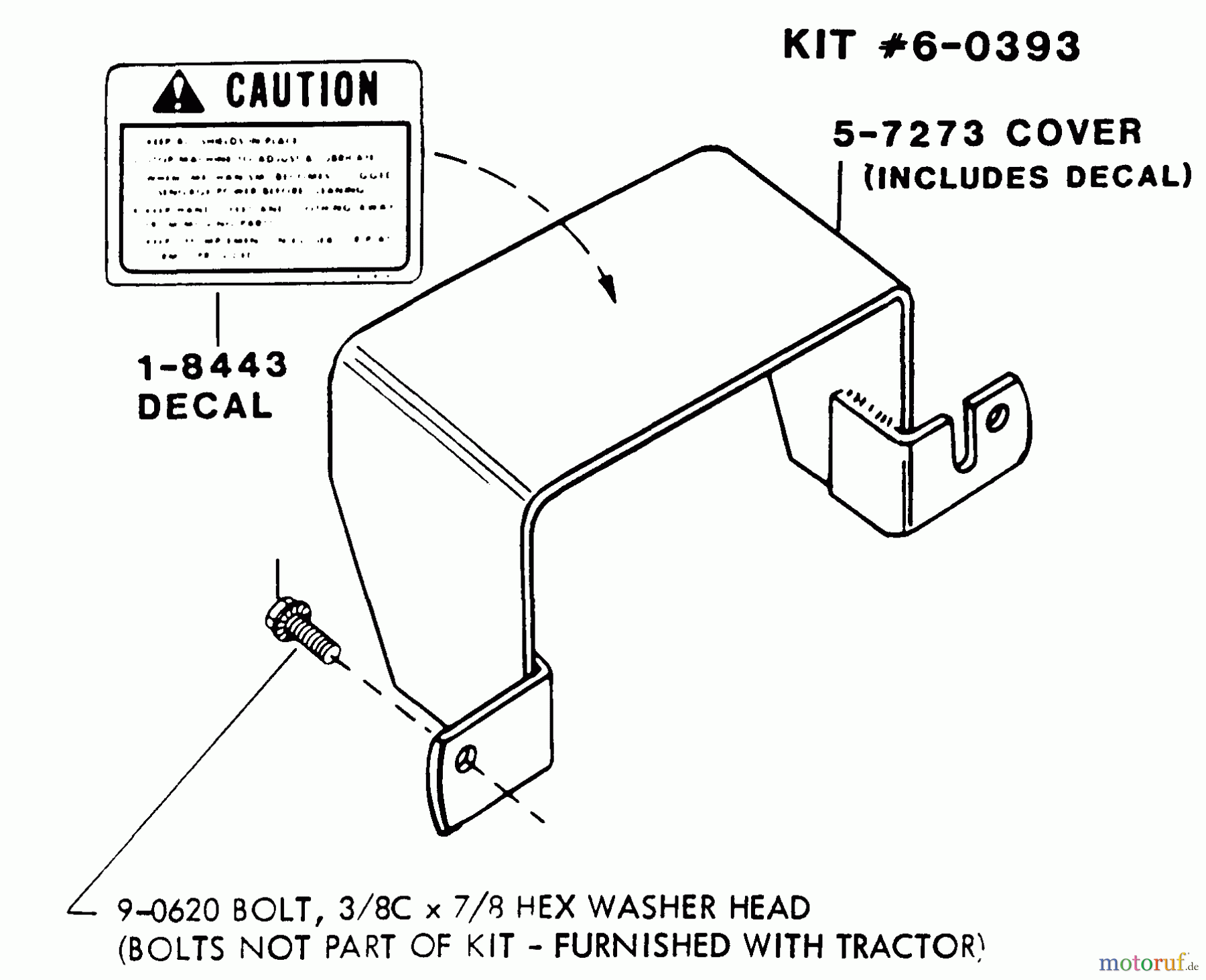 Snapper Rasen- und Gartentraktoren 1600A (80124) - Snapper 16 HP Garden Tractor, Gear Drive, MF Series Rear P.T.O. Shield - Accessory