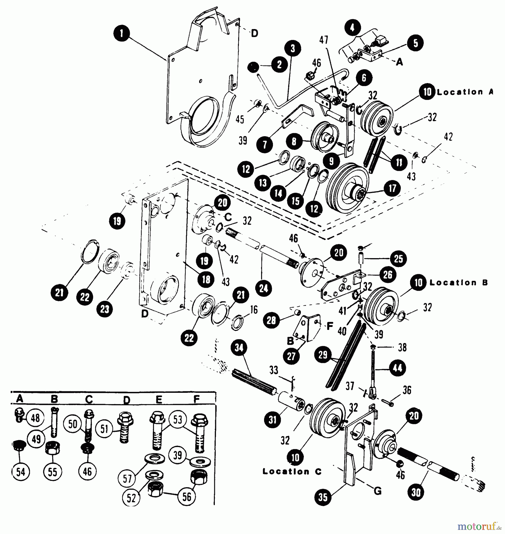 Snapper Rasen- und Gartentraktoren 1600A (80124) - Snapper 16 HP Garden Tractor, Gear Drive, MF Series Rear Power Take-Off (1600A Models)