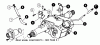 Snapper 1600A (80124) - 16 HP Garden Tractor, Gear Drive, MF Series Ersatzteile Transaxle