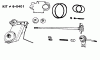 Snapper 1650 (80424) - 16 HP Garden Tractor, Hydro Drive, MF Series Ersatzteile Rear P.T.O. Kit