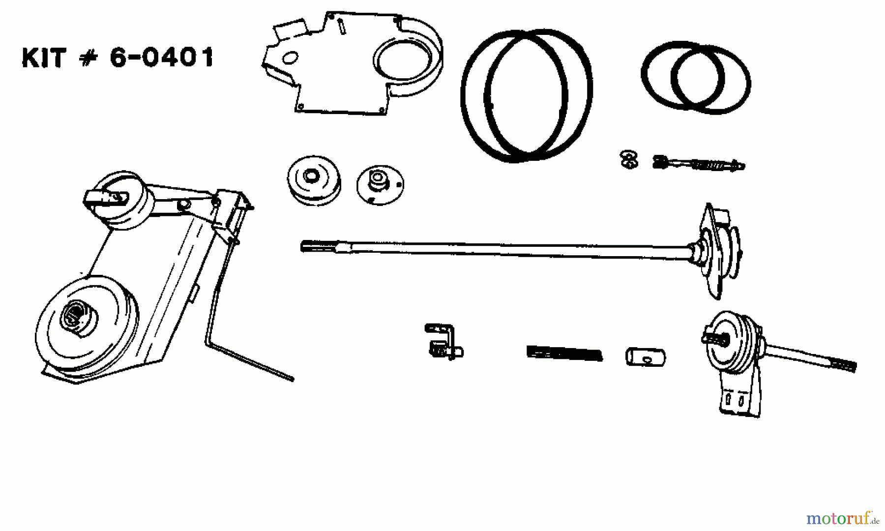  Snapper Rasen- und Gartentraktoren 1650 (80424) - Snapper 16 HP Garden Tractor, Hydro Drive, MF Series Rear P.T.O. Kit