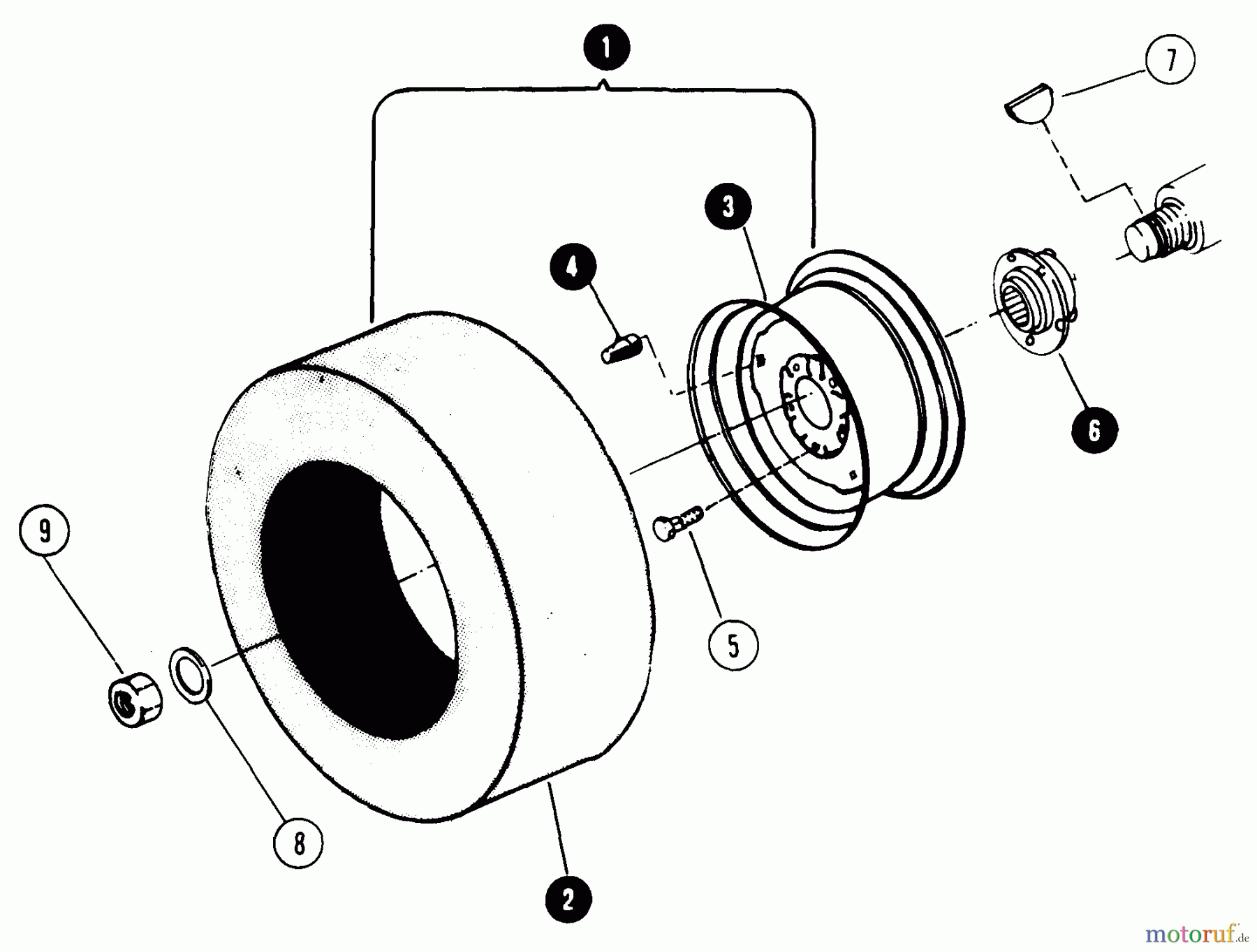 Snapper Rasen- und Gartentraktoren 1650 (80424) - Snapper 16 HP Garden Tractor, Hydro Drive, MF Series Rear Wheels