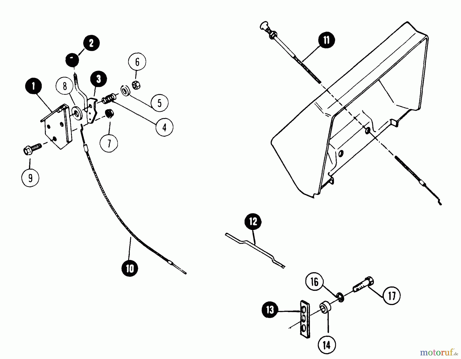 Snapper Rasen- und Gartentraktoren 1855A (80928) - Snapper 18 HP Garden Tractor, Twin Cylinder Hydro Drive, MF Series Controls: Throttle & Choke