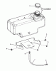 Snapper LT23460 (7800315) - 46" Lawn Tractor, 23HP, LT100 Series Ersatzteile Fuel Tank Group