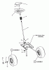 Snapper LT23460 (7800315) - 46" Lawn Tractor, 23HP, LT100 Series Ersatzteile Steering Group
