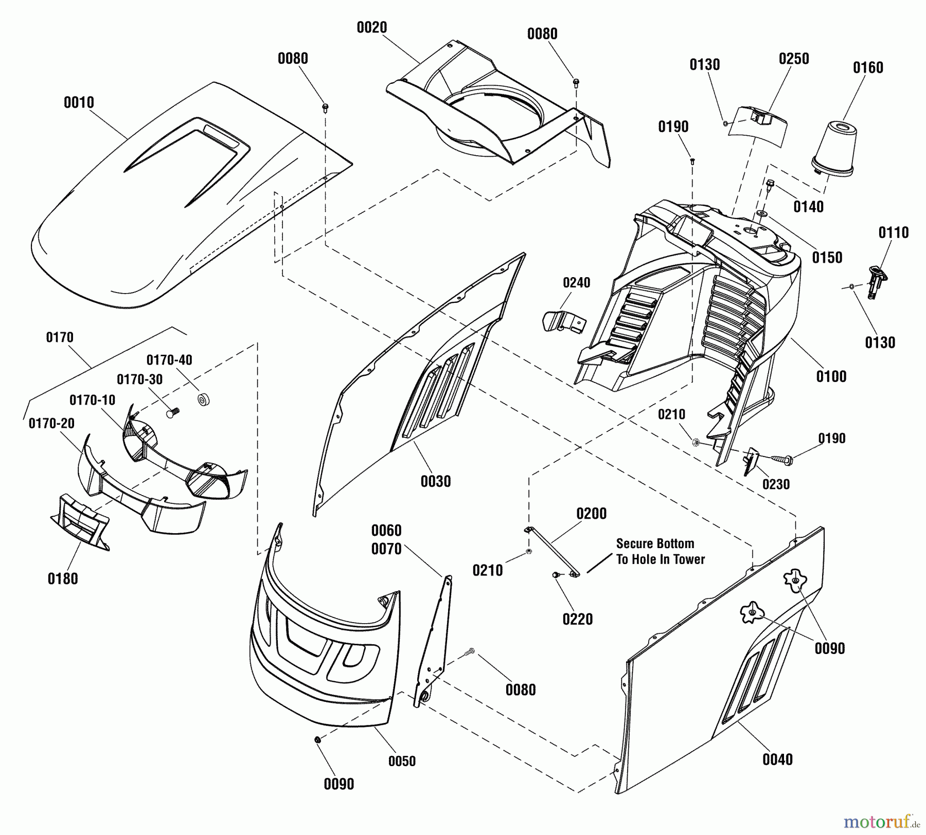 Snapper Rasen- und Gartentraktoren ELT18V38RDF (1696112-00) - Snapper 38