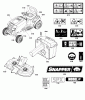 Snapper ERTX2242RDF (2691107-00) - 107cm Lawn Tractor, 22 Gross HP Hydro Drive, Rear Discharge (Export) Ersatzteile Decal Group