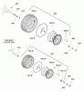 Snapper ESPX2246 (2691104-00) - 46" SPX Lawn Tractor, 22 HP, 150 Series (Export) Ersatzteile Wheels & Tires Group
