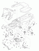 Snapper GT2354 (1694370) - 54" Garden Tractor, 23 HP, Hydro Drive Ersatzteile Controls Group