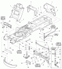 Snapper GT2354 (1694370) - 54" Garden Tractor, 23 HP, Hydro Drive Ersatzteile Frame Group