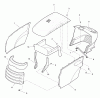 Snapper GT2354 (1694370) - 54" Garden Tractor, 23 HP, Hydro Drive Ersatzteile Hood, Grill & Dash Group
