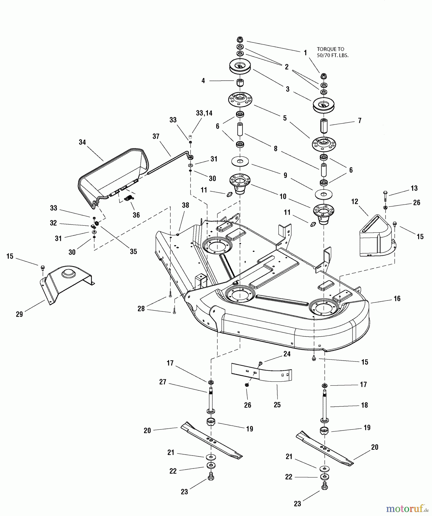 Snapper Rasen- und Gartentraktoren LT18500 (2690518) - Snapper 50