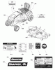 Snapper LT2146 (2690978/130.280110) - 46" 21 HP Lawn Tractor LT200 Series Ersatzteile Decals Group - 46" & 52" Deck
