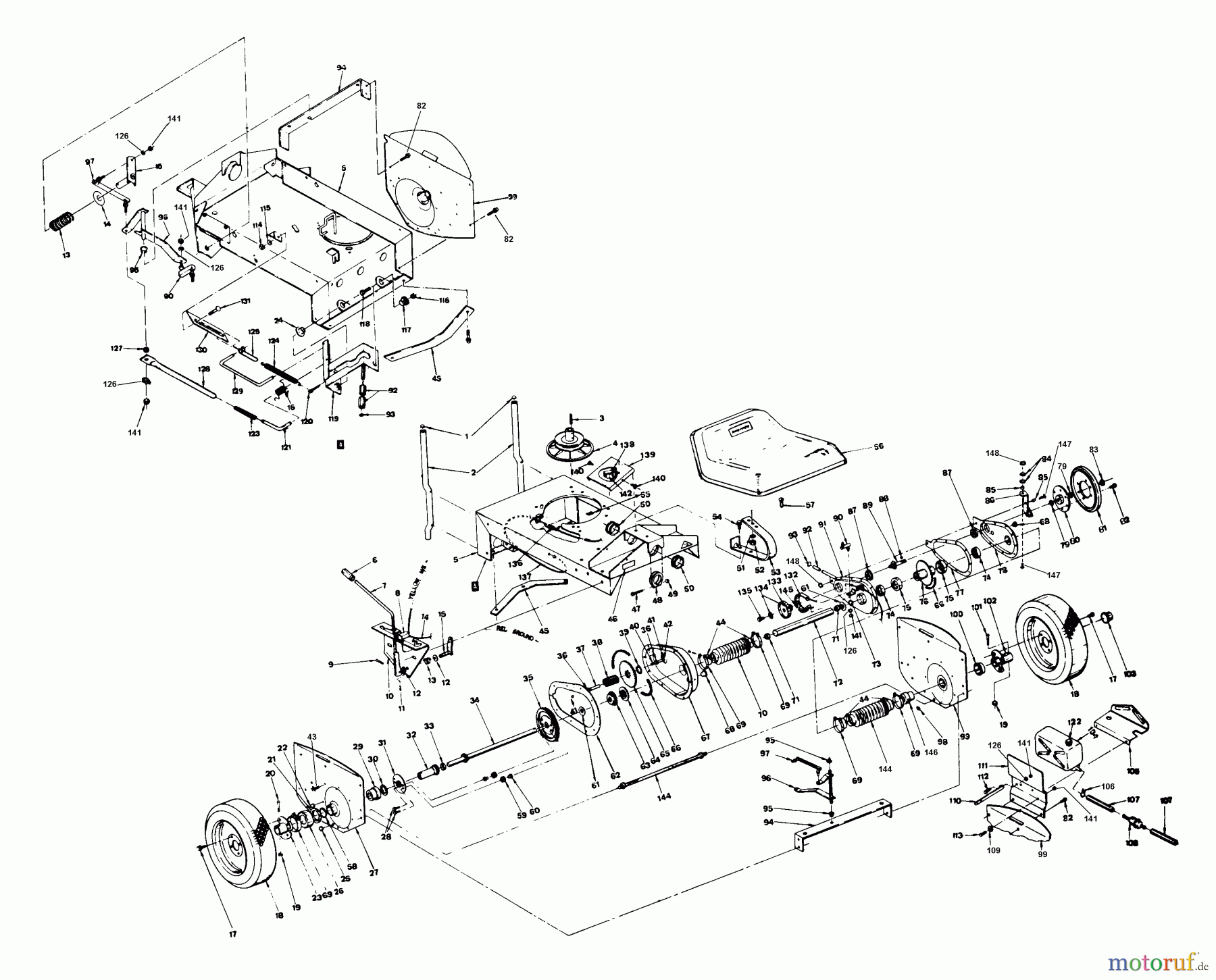  Snapper Zubehör. Rasenmäher 7060947 - Snapper Bag N-Wagon, 30 Bushel 2650 26