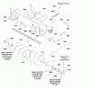 Snapper 1695969 - 42" Single Stage Snowthrower Attachment Ersatzteile Body & Rotor Group (989465)