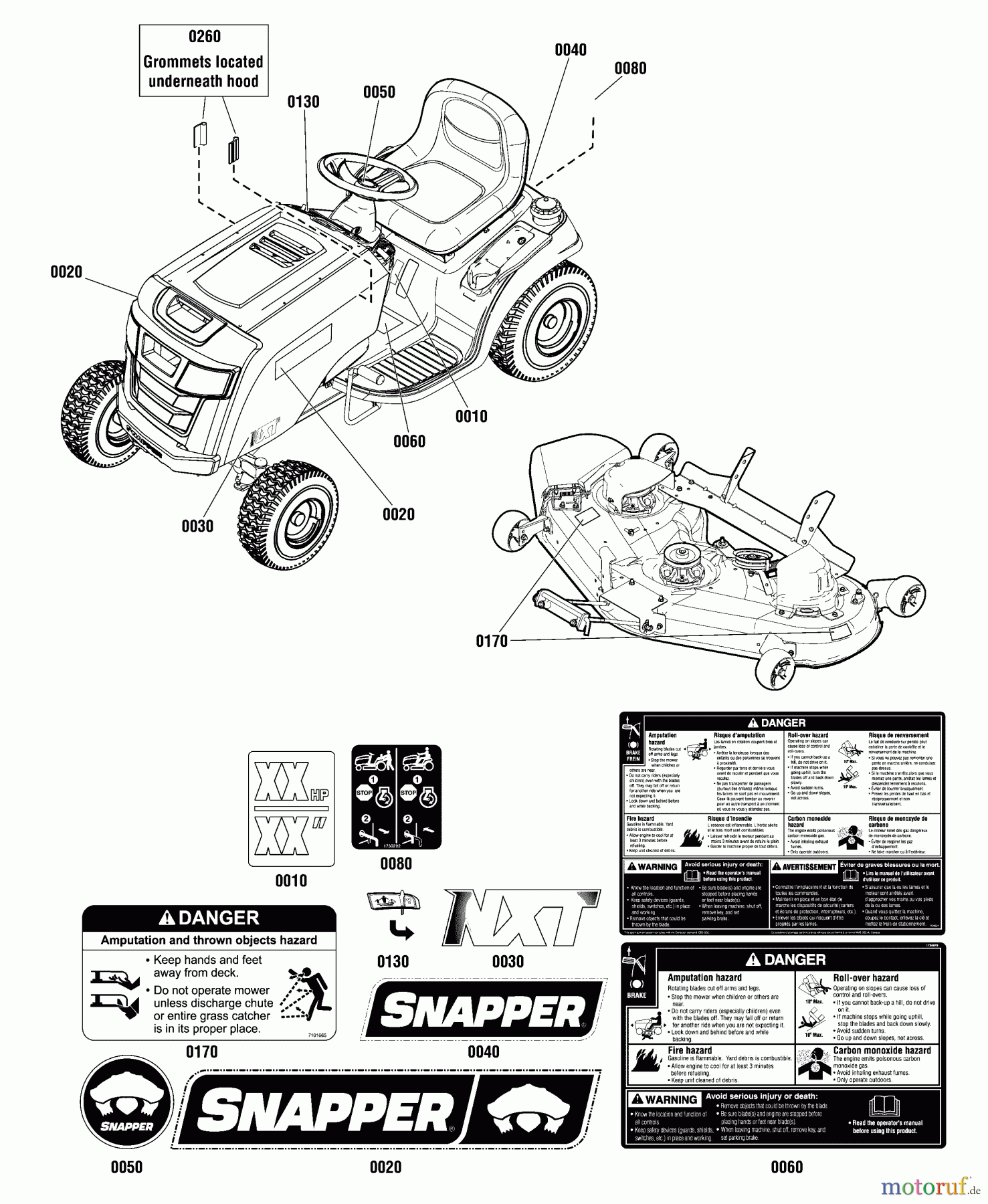 Snapper Rasen- und Gartentraktoren NXT2242 (2691023) - Snapper 42