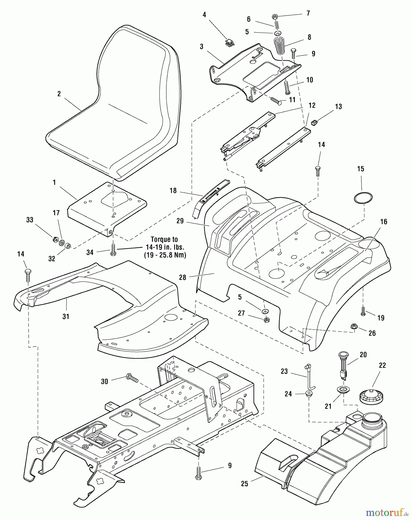 Snapper Rasen- und Gartentraktoren RD2140 (2690763) - Snapper 40