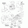 Snapper YT2040 (2690114) - 40" Yard Tractor, 20 HP, Hydro Drive, Rear Discharge Ersatzteile Engine Group - 20HP B&S Intek