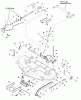 Snapper SGT27540D (2690626) - 54" Garden Tractor, 27 HP, Diesel, 4WD, 3PT Hitch, GT600 Series 0 Ersatzteile 54" Mower Deck - Height Adjustment & Roller Group