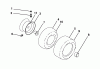 Snapper ST1842 (2691183-00) - 42" 18.5 HP Tractor Ersatzteile Wheels and Tires Group