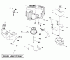Snapper ST2046 (2691202-00) - 46" 20 HP Tractor Ersatzteile Engine Group