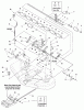 Snapper YT1844 (2690176) - 44" Yard Tractor, 18 HP, Hydro Drive Ersatzteile HEIGHT ADJ & ROLLER GRP-44"