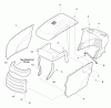 Snapper YT2050 (2690109) - 50" Yard Tractor, 20 HP, Hydro Drive Ersatzteile HOOD,GRILLE,DASH GROUP