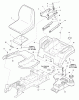 Snapper YT2050 (2690109) - 50" Yard Tractor, 20 HP, Hydro Drive Ersatzteile SEAT,DECK,TANK GRP, SNAPPER