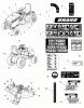 Snapper YT2144 (1694907) - 44" Yard Tractor, 21 HP, Hydro Drive, RMO, YT400 Series Ersatzteile Decals Group