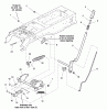 Snapper YT2144 (1694907) - 44" Yard Tractor, 21 HP, Hydro Drive, RMO, YT400 Series Ersatzteile Lift Group - Manual Lift