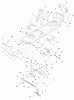 Snapper YT2350 (2690806) - 50" Yard Tractor, 23HP, Hydro Drive, RMO, YT400 Series Ersatzteile Frame & Front Axle Group
