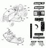 Snapper YT2652 (2691147-00) - 52" Yard Tractor, 26 HP, Hydro Drive, RMO, LT9500 Series Ersatzteile Decals Group