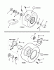 Snapper 3014524BVE (7800786) - 30" Rear-Engine Rider, 14.5 HP, Series 24 Ersatzteile Wheels, Front & Rear Group