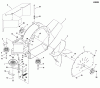 Snapper 5600539 - 48" Fast Vac Twin Grass Catcher Ersatzteile Blower Group