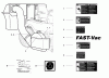 Snapper 5600539 - 48" Fast Vac Twin Grass Catcher Ersatzteile Decal Group