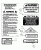Snapper 301022BE (84701) - 30" Rear-Engine Rider, 10 HP, Series 22 Ersatzteile Decals (Part 2)