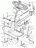 Snapper 301022BE (84701) - 30" Rear-Engine Rider, 10 HP, Series 22 Ersatzteile Front End, Steering (Part 1)