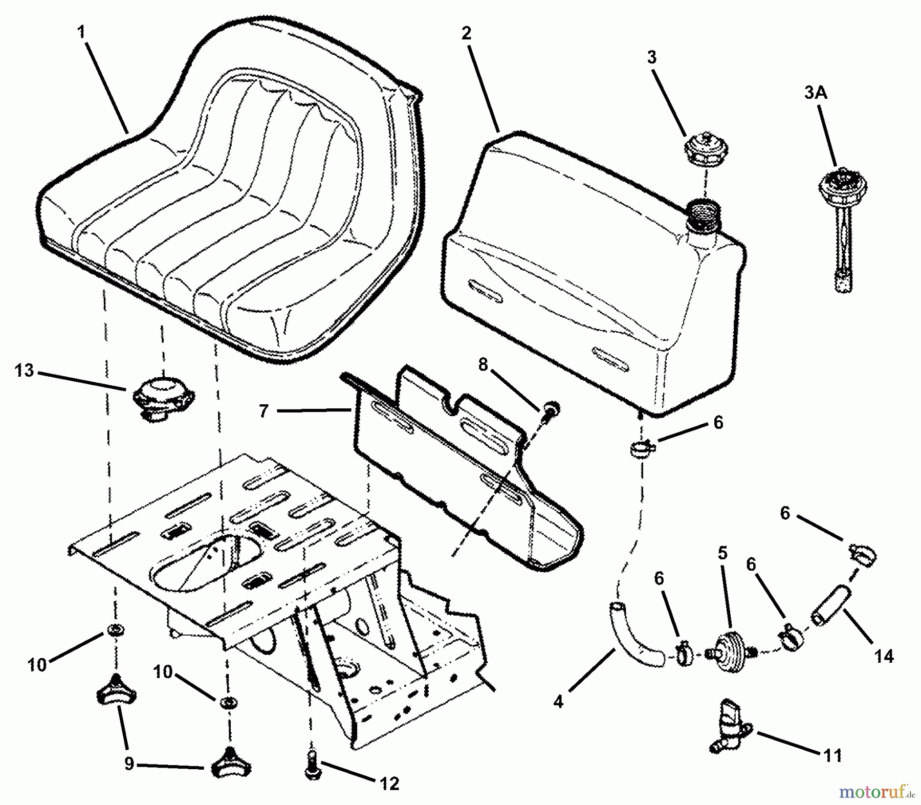 Snapper Zubehör. Rasenmäher 7060947 - Snapper Bag N-Wagon, 30 Bushel 281222BE (84703) 28