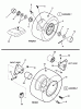 Snapper C3012523BVE (7800366) - 30" Rear-Engine Rider, 12.5 HP, Series 23, California Ersatzteile WHEELS- FRONT & REAR