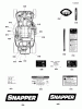 Snapper RE210 (7800921-00) - 33" Rear-Engine Rider, 14.5 HP Hydro Drive, RE Series (Export) Ersatzteile Decals