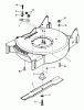 Snapper 19303D - 19" Walk-Behind Mower, 3 HP, Steel Deck, Series 3 Ersatzteile Cutting Deck, Blade, Interlock