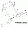 Snapper 19301D-2 - 19" Walk-Behind Mower, 3 HP, 2 Cycle, Steel Deck, Series 1 Ersatzteile Lower Handles (19300, 19301 Series)