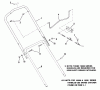 Snapper 19303D - 19" Walk-Behind Mower, 3 HP, Steel Deck, Series 3 Ersatzteile Upper & Middle Handles & Controls - Series 0, 1 & 3
