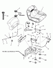 Snapper 2812523BVE (7800104) - 28" Rear-Engine Rider, 12.5 HP, Series 23 Ersatzteile FUEL TANK & SEAT