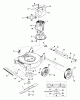 Snapper 19E05 - 19" Walk-Behind Mower, 3 HP, Steel Deck, Series 5 Ersatzteile Deck, Wheels, Motor
