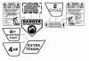 Snapper 214X5R - 21" Walk-Behind Mower, 4 HP, Robin, Steel Deck, Series 5 Ersatzteile Decals